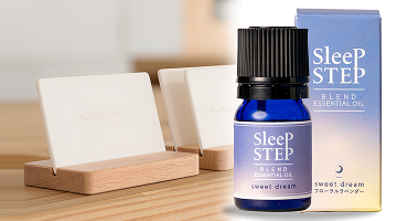 SLEEP STEP ブレンドエッセンシャルオイル スイートドリーム 5mL ＋カードディフューザー（シングル） （3名様）