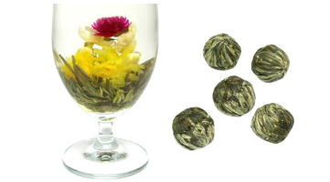 お花が開く幸せ工芸茶 水中花籠 55個入り 55個入り(3名様)