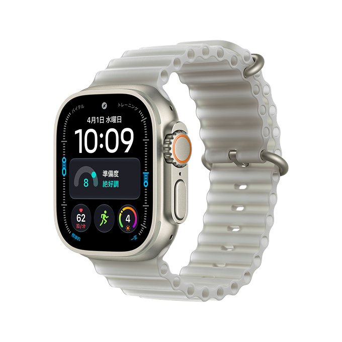 Apple Watch Ultra 4 ナチュラルチタニウムケース